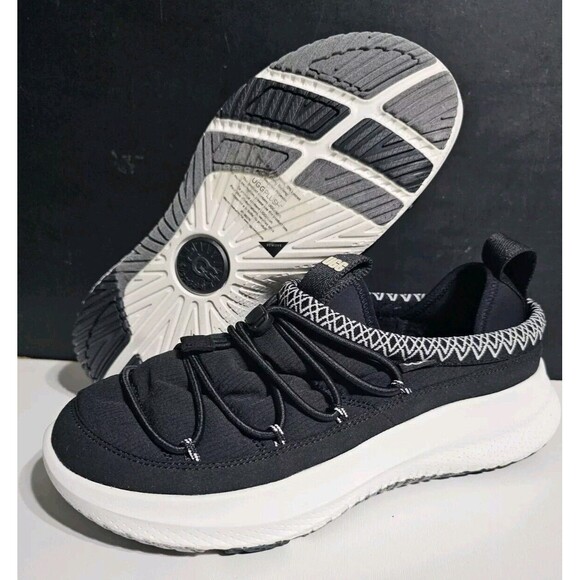 Men's UGG CA78 Tasman Sneaker Sport Shoe Black Slip On Collapsible Heel  Sz 7.5 - Picture 1 of 9